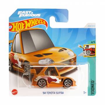 Базовый автомобиль Hot Wheels 94 Toyota Supra, оранжевый, от 3 лет, 11*3.5*11 см (5785) Базовый автомобиль Hot Wheels 94 Toyota Supra, оранжевый, от 3 лет, 11*3.5*11 см (5785)