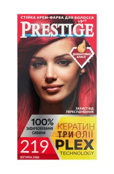 Стойкая крем-краска для волос Vips Prestige 219 Огненная лава, 100 мл