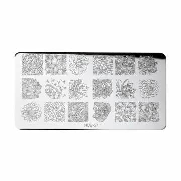 Пластина для стемпинга NUB Stamping Plate S-7 Пластина для стемпинга NUB Stamping Plate S-7