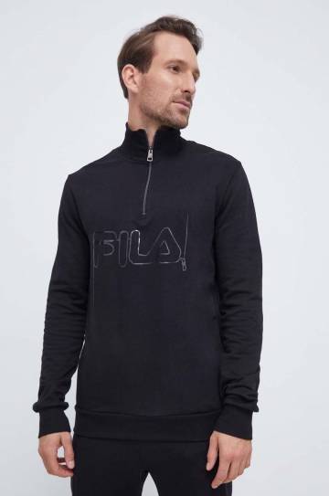 Хлопковый спортивный костюм Fila цвет чёрный Хлопковый спортивный костюм Fila цвет чёрный