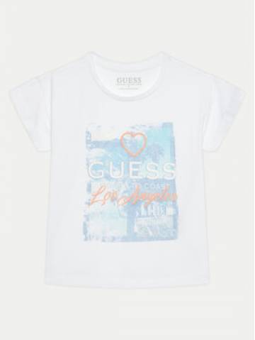 Guess Футболка J4GI08 K6YW4 Білий Regular Fit Guess Футболка J4GI08 K6YW4 Білий Regular Fit