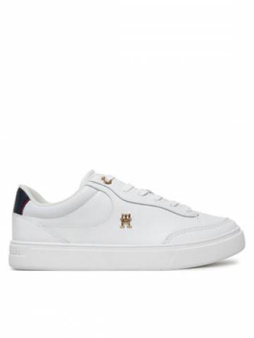 Tommy Hilfiger Снікерcи Essential Chic Court Sneaker FW0FW08579 Білий Tommy Hilfiger Снікерcи Essential Chic Court Sneaker FW0FW08579 Білий