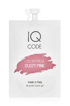 Тонирующая маска для волос IQ code Color Mask Пудровый розовый (Dusty Pink), 30 мл