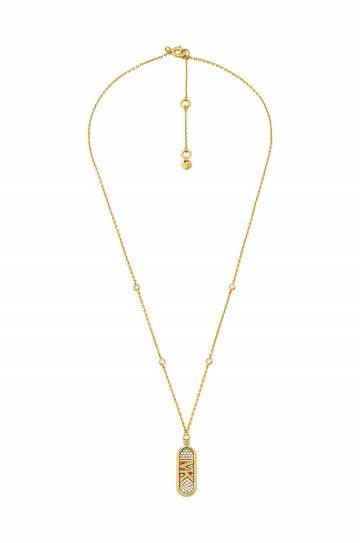 Серебряное колье с позолотой Michael Kors Серебряное колье с позолотой Michael Kors