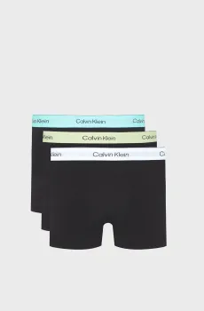 Мужские черные боксеры (3 шт) RELAXED FIT TRUNK 3PK Черный S Calvin Klein LV00NB4286