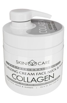 Увлажняющий крем для лица, шеи и рук Dead Sea Collection Skin Care Collagen Moisturizing Cream с коллагеном, 500 мл