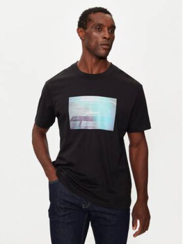 Calvin Klein Jeans Футболка Basketball Court J30J326869 Чорний Regular Fit Calvin Klein Jeans Футболка Basketball Court J30J326869 Чорний Regular Fit