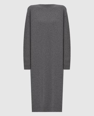 Серое платье миди MARTIN из кашемира