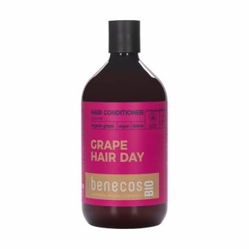 Кондиционер для объема волос Benecos Bio Grape Hair Day Hair Conditioner с органическим виноградом, 500 мл Кондиционер для объема волос Benecos Bio Grape Hair Day Hair Conditioner с органическим виноградом, 500 мл