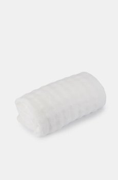 Плед гладкий - білий