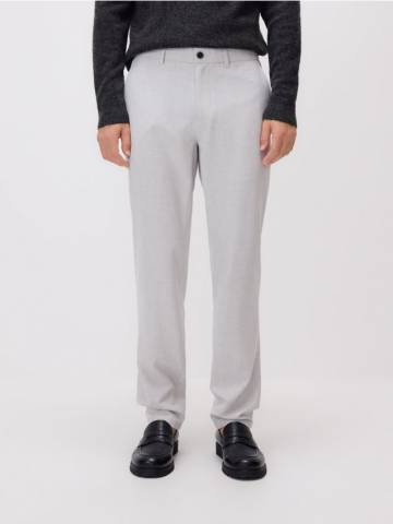 Reserved - Штани-чиноси slim із додаванням віскози - світло-сірий - 7912H-09P Reserved - Штани-чиноси slim із додаванням віскози - світло-сірий - 7912H-09P