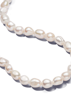 Намисто з Т-застібкою та бароковими перлинами