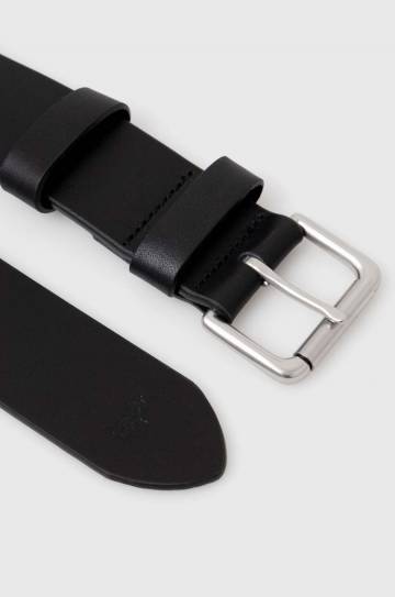 Кожаный ремень Polo Ralph Lauren мужской цвет чёрный Кожаный ремень Polo Ralph Lauren мужской цвет чёрный