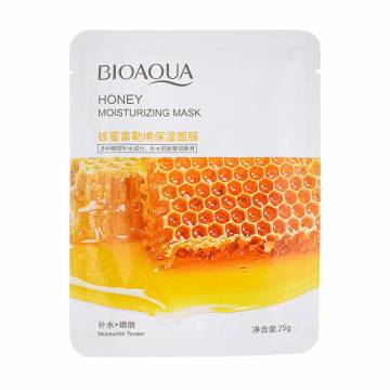 Маска для лица Bioaqua Honey Moisturizing Mask с экстрактом меда и фуллереном, 25 г