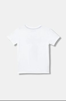 Детская хлопковая футболка Guess