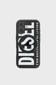 Черный чехол для телефона Ringstand-Magsafe Case FW25 for iPhone 17 Черный ONESIZE Diesel 60403