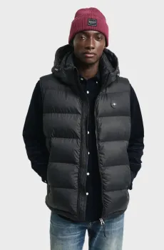 Мужской черный жилет ACTIVE CLOUD VEST Черный M Gant 7006454