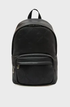 Мужской черный рюкзак EMBLEM AOP Черный ONESIZE Calvin Klein LV04D3328G