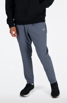 Мужские серые спортивные брюки AC Stetch Woven Серый M New Balance MP41060GT