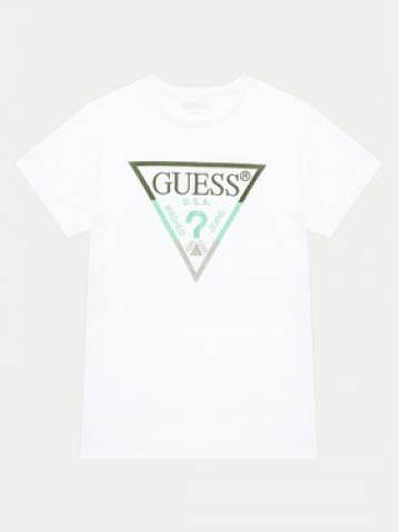 Guess Футболка L4YI06 K8HM4 Білий Regular Fit Guess Футболка L4YI06 K8HM4 Білий Regular Fit