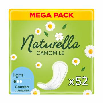 Ежедневные прокладки NATURELLA Camomile Light, 52 шт Ежедневные прокладки NATURELLA Camomile Light, 52 шт