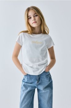 Reserved - Футболка з вишивкою - кремовий - 395HU-01X