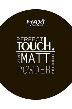 Пудра для лица Maxi Color Perfect Touch Vet And Dry 02 Ракушка, 10 г