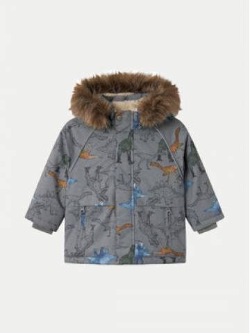 NAME IT Зимова куртка 13230589 Сірий Regular Fit