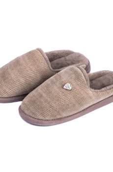 Женские домашние тапочки Twins HS-Lux получешки, мокко, размер 36-37
