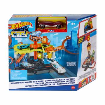 Игровой набор Hot Wheels Скоростная автомойка, от 4 лет (HDR27) Игровой набор Hot Wheels Скоростная автомойка, от 4 лет (HDR27)