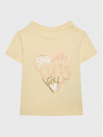 Guess Футболка A3GI01 K6YW1 Жовтий Regular Fit Guess Футболка A3GI01 K6YW1 Жовтий Regular Fit