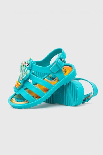 Детские сандалии Melissa цвет бирюзовый Детские сандалии Melissa цвет бирюзовый