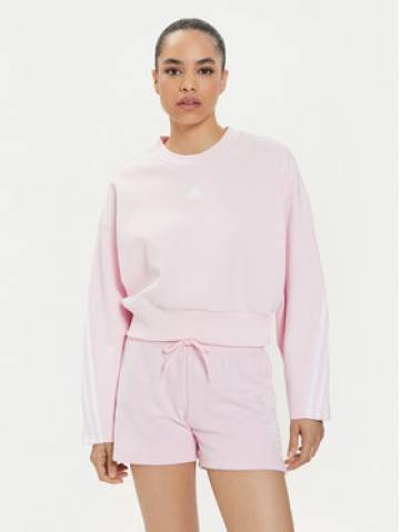 adidas Світшот Future Icons 3-Stripes IS3881 Рожевий Loose Fit adidas Світшот Future Icons 3-Stripes IS3881 Рожевий Loose Fit