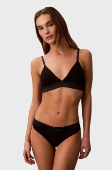 Женский черный бюстгальтер TRIANGLE Черный L Calvin Klein LV00QF8548