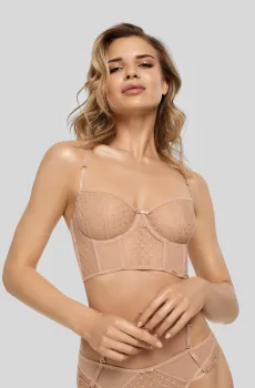 Женский бежевый бюстгальтер Бежевый 75D MARC&ANDRE W23-0611C-DCS-LH