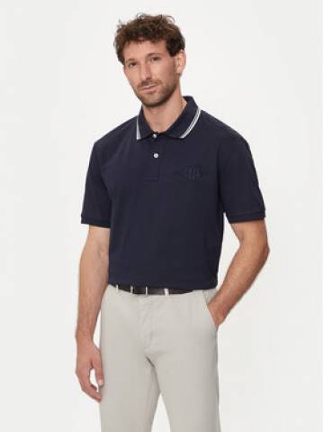 Gant Поло Contrast 2013039 Cиній Regular Fit Gant Поло Contrast 2013039 Cиній Regular Fit