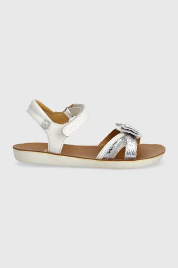 Детские кожаные сандалии Shoo Pom GOA FLY цвет белый Детские кожаные сандалии Shoo Pom GOA FLY цвет белый