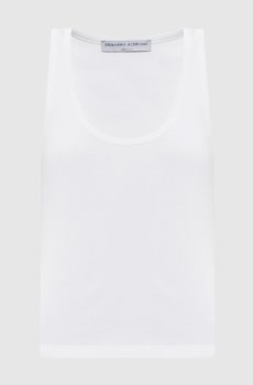 Белый топ из хлопка