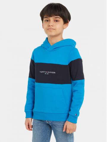 Tommy Hilfiger Світшот Essential Colorblock KB0KB08385 S Голубий Regular Fit Tommy Hilfiger Світшот Essential Colorblock KB0KB08385 S Голубий Regular Fit