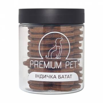Печенье для собак и кошек Premium Pet Индейка-батат, 250 г Печенье для собак и кошек Premium Pet Индейка-батат, 250 г