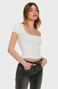 Женский белый топ Белый S Tally Weijl SPUVISAZADA