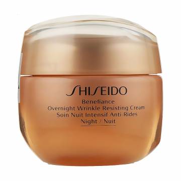 Ночной крем для лица Shiseido Benefiance Overnight Wrinkle Resisting Cream против морщин, 50 мл Ночной крем для лица Shiseido Benefiance Overnight Wrinkle Resisting Cream против морщин, 50 мл