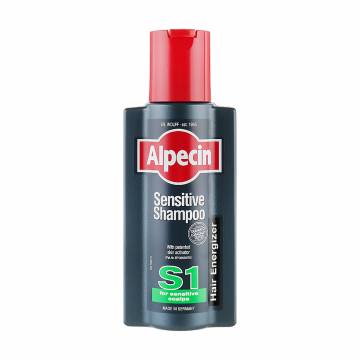 Мужской шампунь против выпадения волос Alpecin Sensitive S1 Shampoo для чувствительной кожи головы, с кофеином, 250 мл Мужской шампунь против выпадения волос Alpecin Sensitive S1 Shampoo для чувствительной кожи головы, с кофеином, 250 мл
