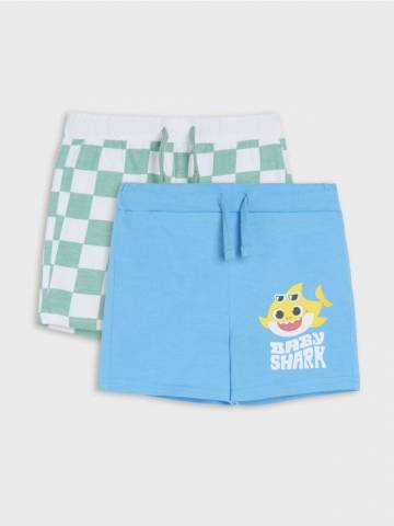 Шорти, 2 пари Baby Shark - синій Шорти, 2 пари Baby Shark - синій