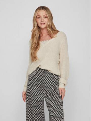 Vila Светр 14088099 Бежевий Regular Fit Vila Светр 14088099 Бежевий Regular Fit