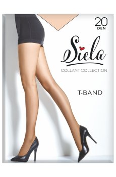 Колготки женские Siela T-Band без шортиков, 20 DEN, Daino, размер 4