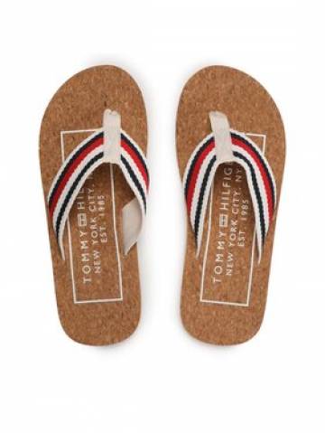 Tommy Hilfiger Вєтнамки Cork Beach Sandal FM0FM04475 Бежевий