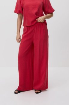Reserved - Штани вільного крою з модалом - червоний - 947JJ-33X
