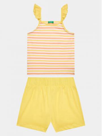 United Colors Of Benetton Набір топ та шорти 3NVVGK009 Кольоровий Regular Fit United Colors Of Benetton Набір топ та шорти 3NVVGK009 Кольоровий Regular Fit