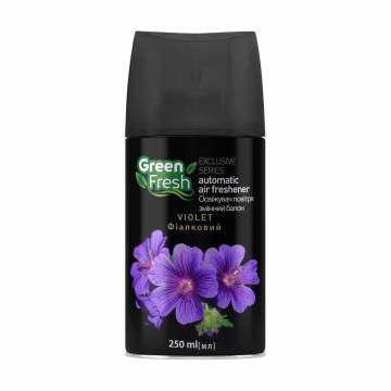 Сменный баллон для автоматического освежителя воздуха Green Fresh Фиалковый, 250 мл Сменный баллон для автоматического освежителя воздуха Green Fresh Фиалковый, 250 мл